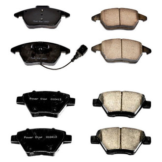 PowerStop® - Z16 Evolution Clean Ride Ceramic Front and Rear Disc Brake Pad Set
