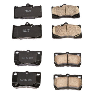 PowerStop® - Z16 Evolution Clean Ride Ceramic Front and Rear Disc Brake Pad Set
