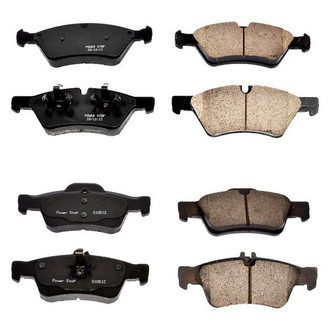 PowerStop® - Z16 Evolution Clean Ride Ceramic Front and Rear Disc Brake Pad Set