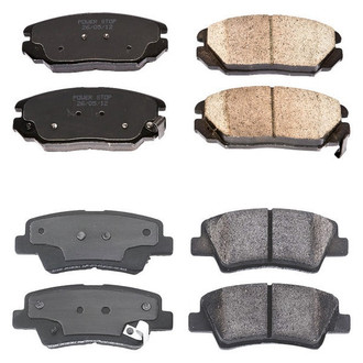 PowerStop® - Z16 Evolution Clean Ride Ceramic Front and Rear Disc Brake Pad Set
