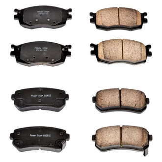 PowerStop® - Z16 Evolution Clean Ride Ceramic Front and Rear Disc Brake Pad Set