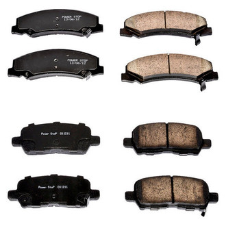 PowerStop® - Z16 Evolution Clean Ride Ceramic Front and Rear Disc Brake Pad Set