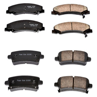 PowerStop® - Z16 Evolution Clean Ride Ceramic Front and Rear Disc Brake Pad Set