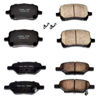 PowerStop® - Z16 Evolution Clean Ride Ceramic Front and Rear Disc Brake Pad Set