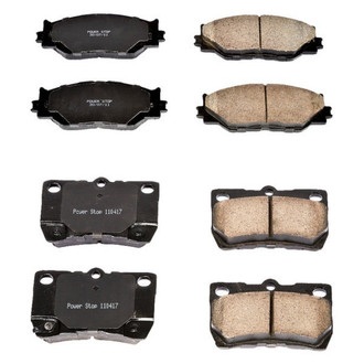 PowerStop® - Z16 Evolution Clean Ride Ceramic Front and Rear Disc Brake Pad Set