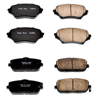 PowerStop® - Z16 Evolution Clean Ride Ceramic Front and Rear Disc Brake Pad Set