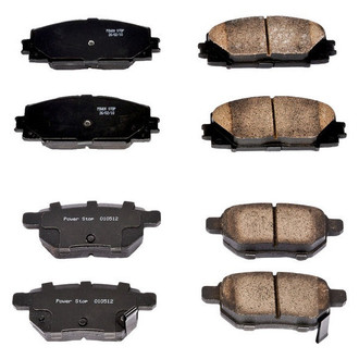 PowerStop® - Z16 Evolution Clean Ride Ceramic Front and Rear Disc Brake Pad Set