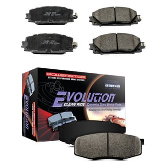 PowerStop® - Z16 Evolution Clean Ride Ceramic Front and Rear Disc Brake Pad Set