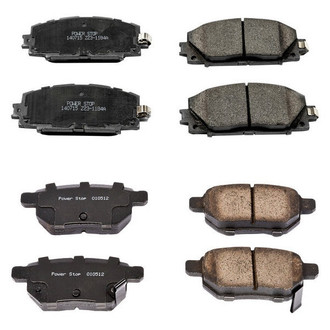 PowerStop® - Z16 Evolution Clean Ride Ceramic Front and Rear Disc Brake Pad Set