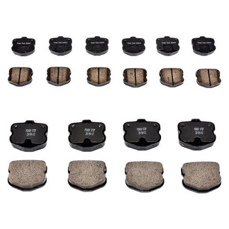 PowerStop® - Z16 Evolution Clean Ride Ceramic Front and Rear Disc Brake Pad Set
