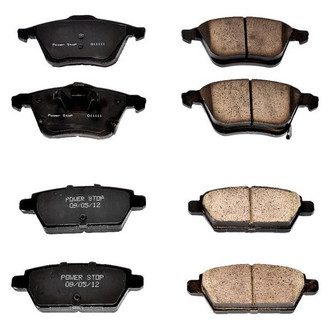 PowerStop® - Z16 Evolution Clean Ride Ceramic Front and Rear Disc Brake Pad Set