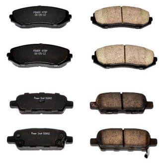PowerStop® - Z16 Evolution Clean Ride Ceramic Front and Rear Disc Brake Pad Set