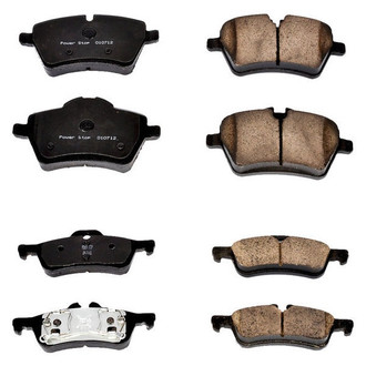 PowerStop® - Z16 Evolution Clean Ride Ceramic Front and Rear Disc Brake Pad Set