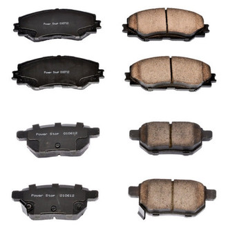 PowerStop® - Z16 Evolution Clean Ride Ceramic Front and Rear Disc Brake Pad Set