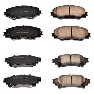 PowerStop® - Z16 Evolution Clean Ride Ceramic Front and Rear Disc Brake Pad Set