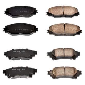 PowerStop® - Z16 Evolution Clean Ride Ceramic Front and Rear Disc Brake Pad Set