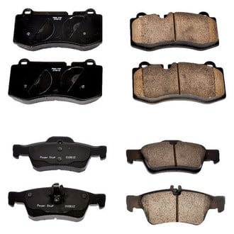 PowerStop® - Z16 Evolution Clean Ride Ceramic Front and Rear Disc Brake Pad Set