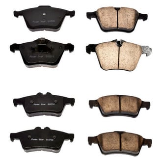 PowerStop® - Z16 Evolution Clean Ride Ceramic Front and Rear Disc Brake Pad Set