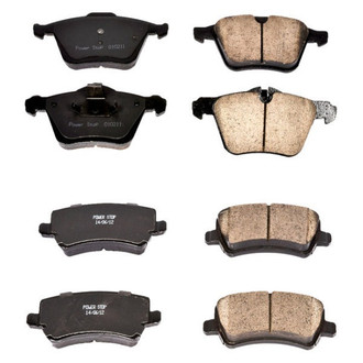 PowerStop® - Z16 Evolution Clean Ride Ceramic Front and Rear Disc Brake Pad Set