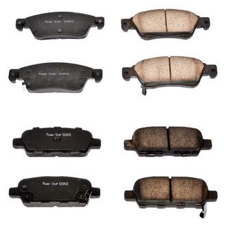 PowerStop® - Z16 Evolution Clean Ride Ceramic Front and Rear Disc Brake Pad Set
