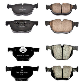 PowerStop® - Z16 Evolution Clean Ride Ceramic Front and Rear Disc Brake Pad Set