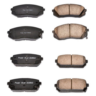 PowerStop® - Z16 Evolution Clean Ride Ceramic Front and Rear Disc Brake Pad Set