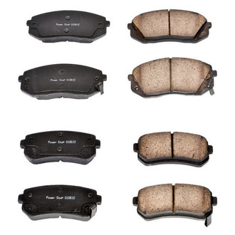 PowerStop® - Z16 Evolution Clean Ride Ceramic Front and Rear Disc Brake Pad Set