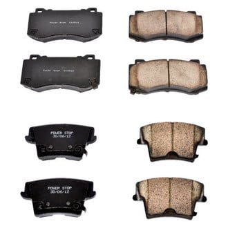 PowerStop® - Z16 Evolution Clean Ride Ceramic Front and Rear Disc Brake Pad Set