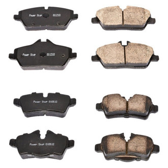 PowerStop® - Z16 Evolution Clean Ride Ceramic Front and Rear Disc Brake Pad Set