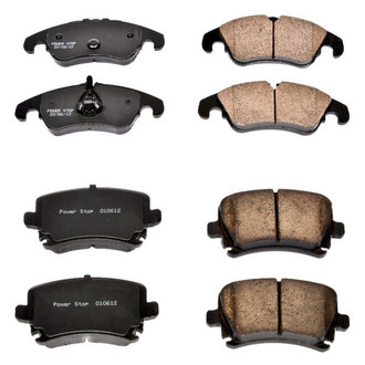 PowerStop® - Z16 Evolution Clean Ride Ceramic Front and Rear Disc Brake Pad Set