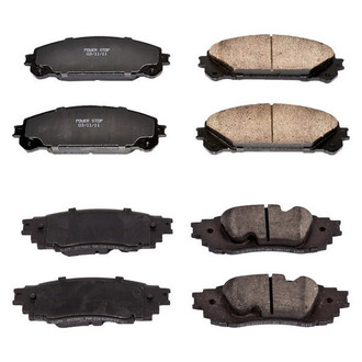 PowerStop® - Z16 Evolution Clean Ride Ceramic Front and Rear Disc Brake Pad Set
