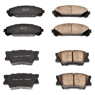 PowerStop® - Z16 Evolution Clean Ride Ceramic Front and Rear Disc Brake Pad Set
