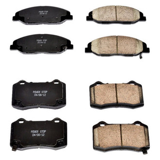PowerStop® - Z16 Evolution Clean Ride Ceramic Front and Rear Disc Brake Pad Set