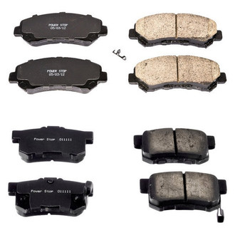 PowerStop® - Z16 Evolution Clean Ride Ceramic Front and Rear Disc Brake Pad Set