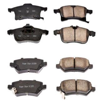 PowerStop® - Z16 Evolution Clean Ride Ceramic Front and Rear Disc Brake Pad Set