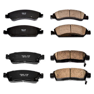 PowerStop® - Z16 Evolution Clean Ride Ceramic Front and Rear Disc Brake Pad Set