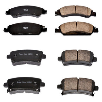 PowerStop® - Z16 Evolution Clean Ride Ceramic Front and Rear Disc Brake Pad Set