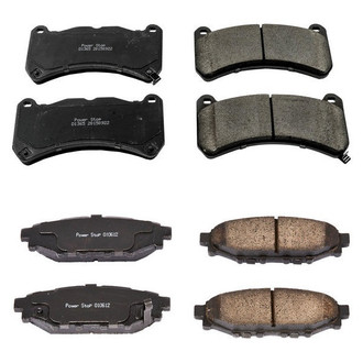 PowerStop® - Z16 Evolution Clean Ride Ceramic Front and Rear Disc Brake Pad Set