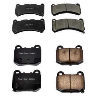 PowerStop® - Z16 Evolution Clean Ride Ceramic Front and Rear Disc Brake Pad Set