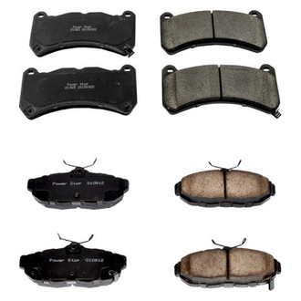 PowerStop® - Z16 Evolution Clean Ride Ceramic Front and Rear Disc Brake Pad Set