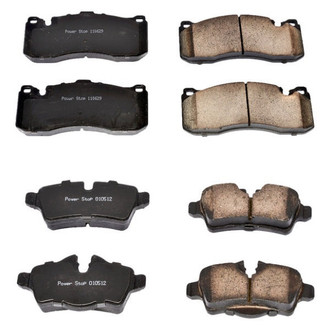 PowerStop® - Z16 Evolution Clean Ride Ceramic Front and Rear Disc Brake Pad Set