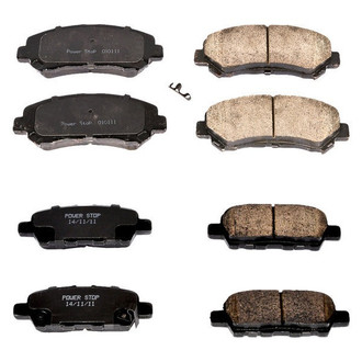 PowerStop® - Z16 Evolution Clean Ride Ceramic Front and Rear Disc Brake Pad Set