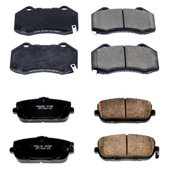 PowerStop® - Z16 Evolution Clean Ride Ceramic Front and Rear Disc Brake Pad Set