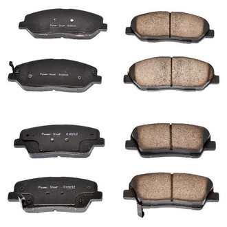 PowerStop® - Z16 Evolution Clean Ride Ceramic Front and Rear Disc Brake Pad Set