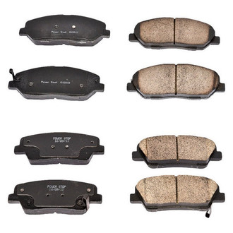 PowerStop® - Z16 Evolution Clean Ride Ceramic Front and Rear Disc Brake Pad Set
