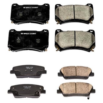 PowerStop® - Z16 Evolution Clean Ride Ceramic Front and Rear Disc Brake Pad Set