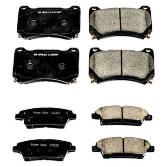 PowerStop® - Z16 Evolution Clean Ride Ceramic Front and Rear Disc Brake Pad Set