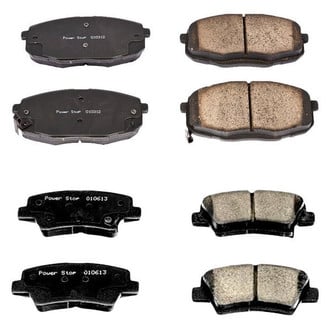 PowerStop® - Z16 Evolution Clean Ride Ceramic Front and Rear Disc Brake Pad Set