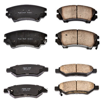 PowerStop® - Z16 Evolution Clean Ride Ceramic Front and Rear Disc Brake Pad Set