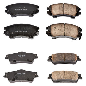 PowerStop® - Z16 Evolution Clean Ride Ceramic Front and Rear Disc Brake Pad Set
